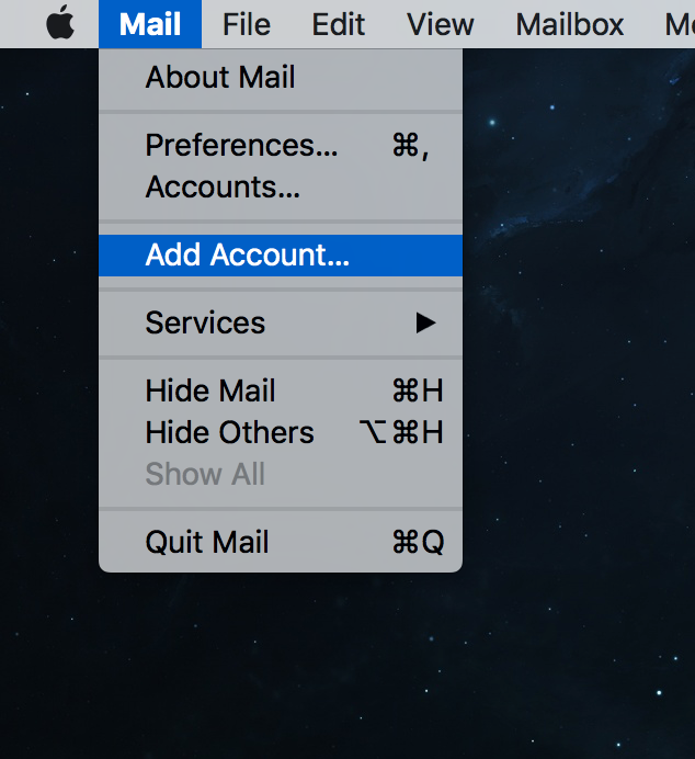 Konfiguracja poczty na komputerze Mac OS - obrazek 2